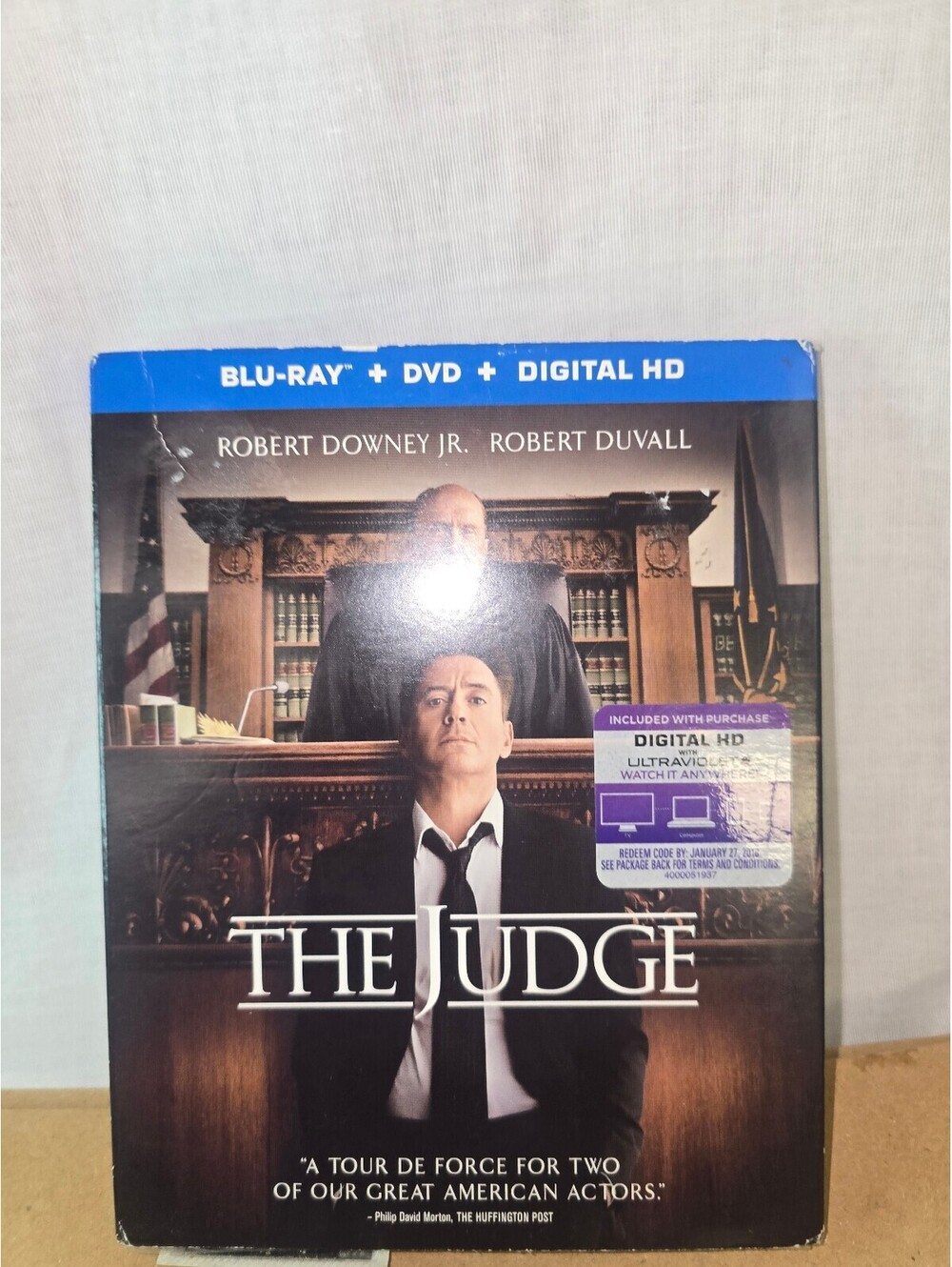 The Judge Blu-ray DVD Combo Robert Downey Jr Robert Duvall Sealed Slipcover